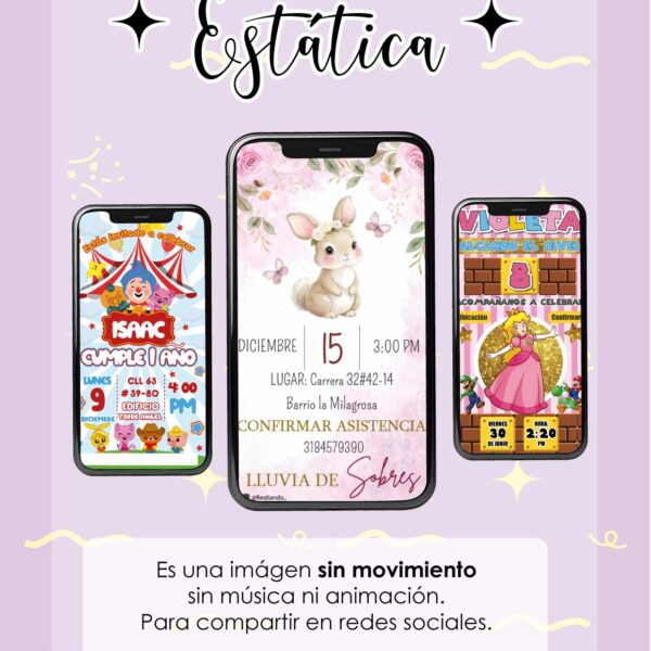 Invitaciones Estáticas