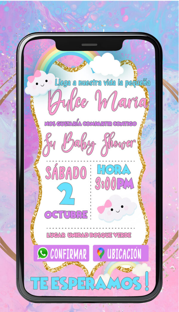 Invitación Lluvia de Amor