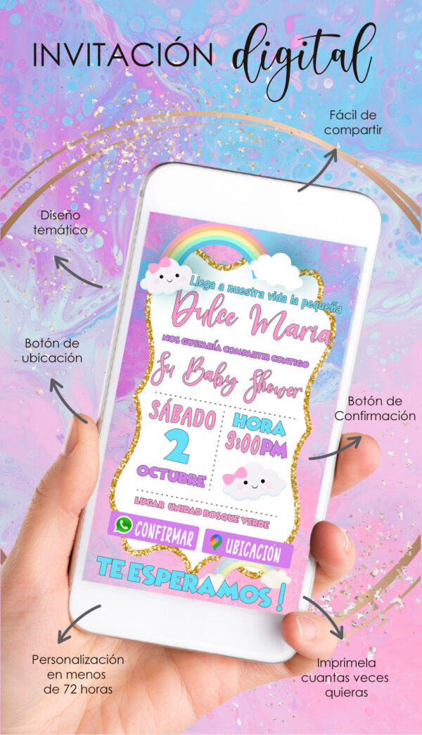 Invitación Lluvia de Amor