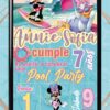 Invitación Minnie en la Piscina