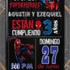 Invitación Spiderman